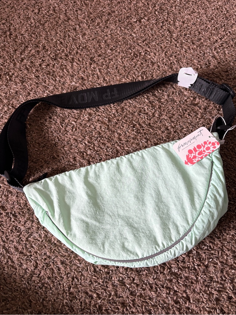 Mint FP Movement Half Moon Bag